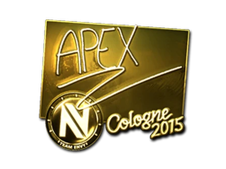 Sticker | apEX (Gold) | Cologne 2015 image