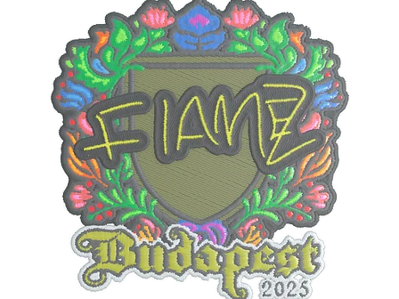 Sticker | FlameZ (Embroidered) | Budapest 2025 image