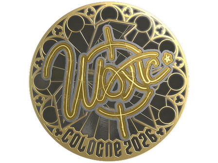 Sticker | woxic (Gold) | Cologne 2026 image