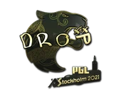 Sticker | drop (Gold) | Stockholm 2021 image