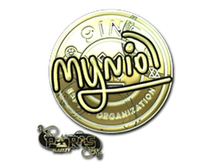 Sticker | mynio (Gold) | Paris 2023 image