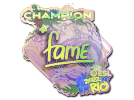 Sticker | fame (Holo, Champion) | Rio 2022 image