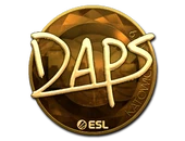 Sticker | daps (Gold) | Katowice 2019 image