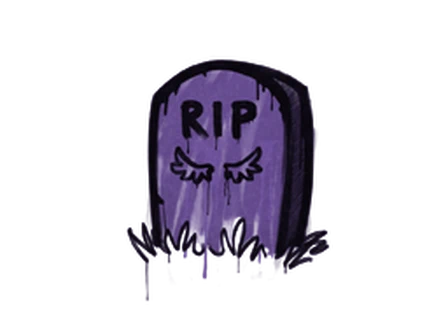 Sealed Graffiti | Tombstone (Monster Purple) image