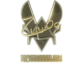 Sticker | ZywOo (Gold) | Copenhagen 2024 image