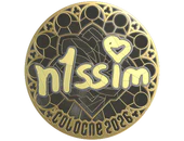 Sticker | n1ssim (Gold) | Cologne 2026 image