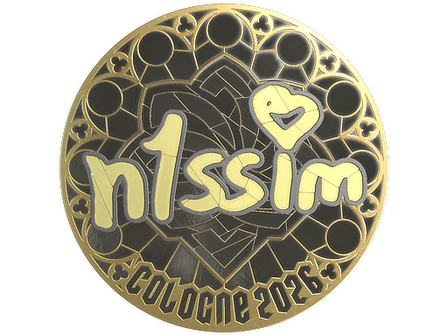 Sticker | n1ssim (Gold) | Cologne 2026 image