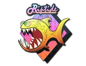 Sticker | Yellow Jaggyfish image