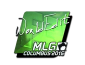 Sticker | WorldEdit (Foil) | MLG Columbus 2016 image
