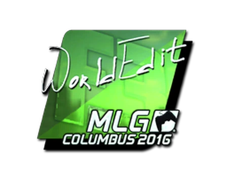 Sticker | WorldEdit (Foil) | MLG Columbus 2016 image