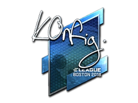 Sticker | k0nfig (Foil) | Boston 2018 image