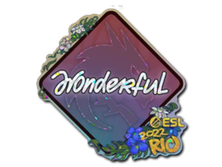 Sticker | w0nderful (Glitter) | Rio 2022 image