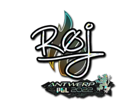 Sticker | roeJ (Glitter) | Antwerp 2022 image