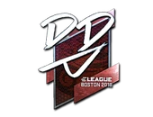Sticker | DD (Foil) | Boston 2018 image