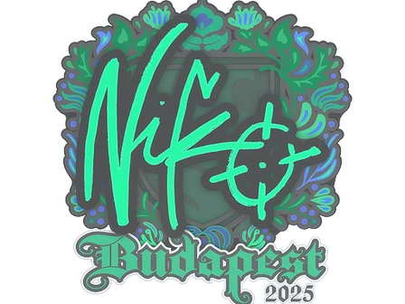 Sticker | NiKo | Budapest 2025 image