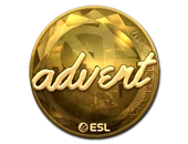 Sticker | advent (Gold) | Katowice 2019 image