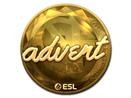 Sticker | advent (Gold) | Katowice 2019 image