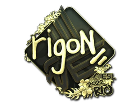 Sticker | rigoN (Gold) | Rio 2022 image