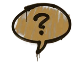 Sealed Graffiti | Question Mark (Desert Amber) image