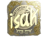 Sticker | isak (Gold) | Austin 2025 image