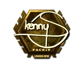 Sticker | kennyS (Gold) | London 2018 image