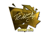 Sticker | TENZKI (Gold) | Cologne 2016 image