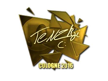 Sticker | TENZKI (Gold) | Cologne 2016 image