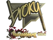 Sticker | broky (Gold) | Shanghai 2024 image
