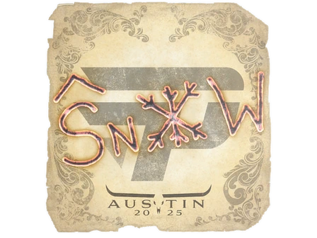 Sticker | snow | Austin 2025 image