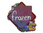 Sticker | frozen (Glitter) | Rio 2022 image