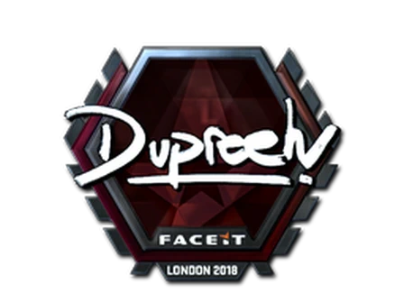 Sticker | dupreeh (Foil) | London 2018 image
