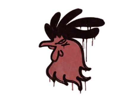 Sealed Graffiti | Cocky (Blood Red) image