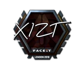 Sticker | Xizt (Foil) | London 2018 image