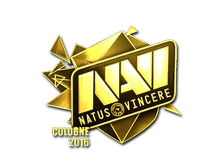 Sticker | Natus Vincere (Gold) | Cologne 2016 image