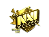 Sticker | Natus Vincere (Gold) | Cologne 2016 image