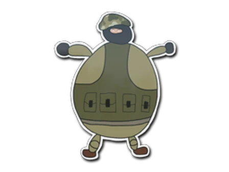 Sticker | Poorly Drawn IDF image