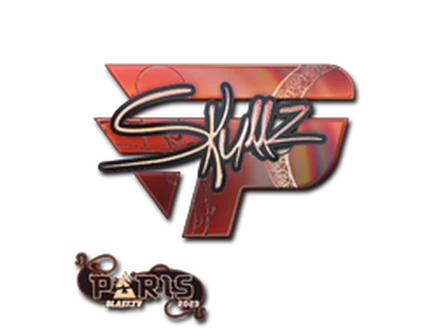 Sticker | skullz (Holo) | Paris 2023 image