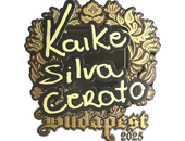 Sticker | KSCERATO (Gold) | Budapest 2025 image