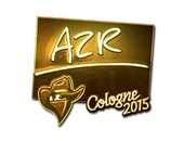 Sticker | AZR (Gold) | Cologne 2015 image