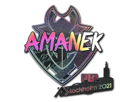 Sticker | AMANEK (Holo) | Stockholm 2021 image