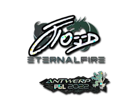Sticker | xfl0ud (Glitter) | Antwerp 2022 image
