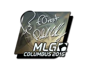 Sticker | f0rest (Foil) | MLG Columbus 2016 image