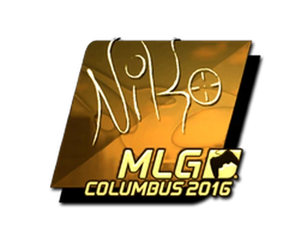 Sticker | NiKo (Gold) | MLG Columbus 2016 image