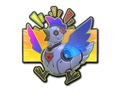 Sticker | Cyber Chicken (Holo) image