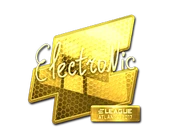 Sticker | electronic (Gold) | Atlanta 2017 image