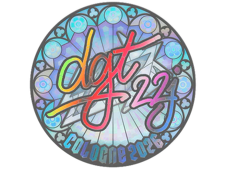 Sticker | dgt (Holo) | Cologne 2026 image