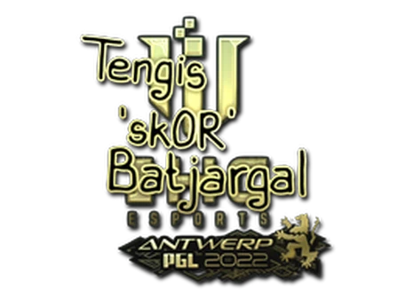 Sticker | sk0R (Gold) | Antwerp 2022 image