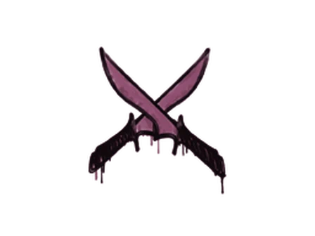Sealed Graffiti | X-Knives (Princess Pink) image