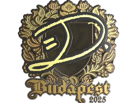 Sticker | dumau (Gold) | Budapest 2025 image